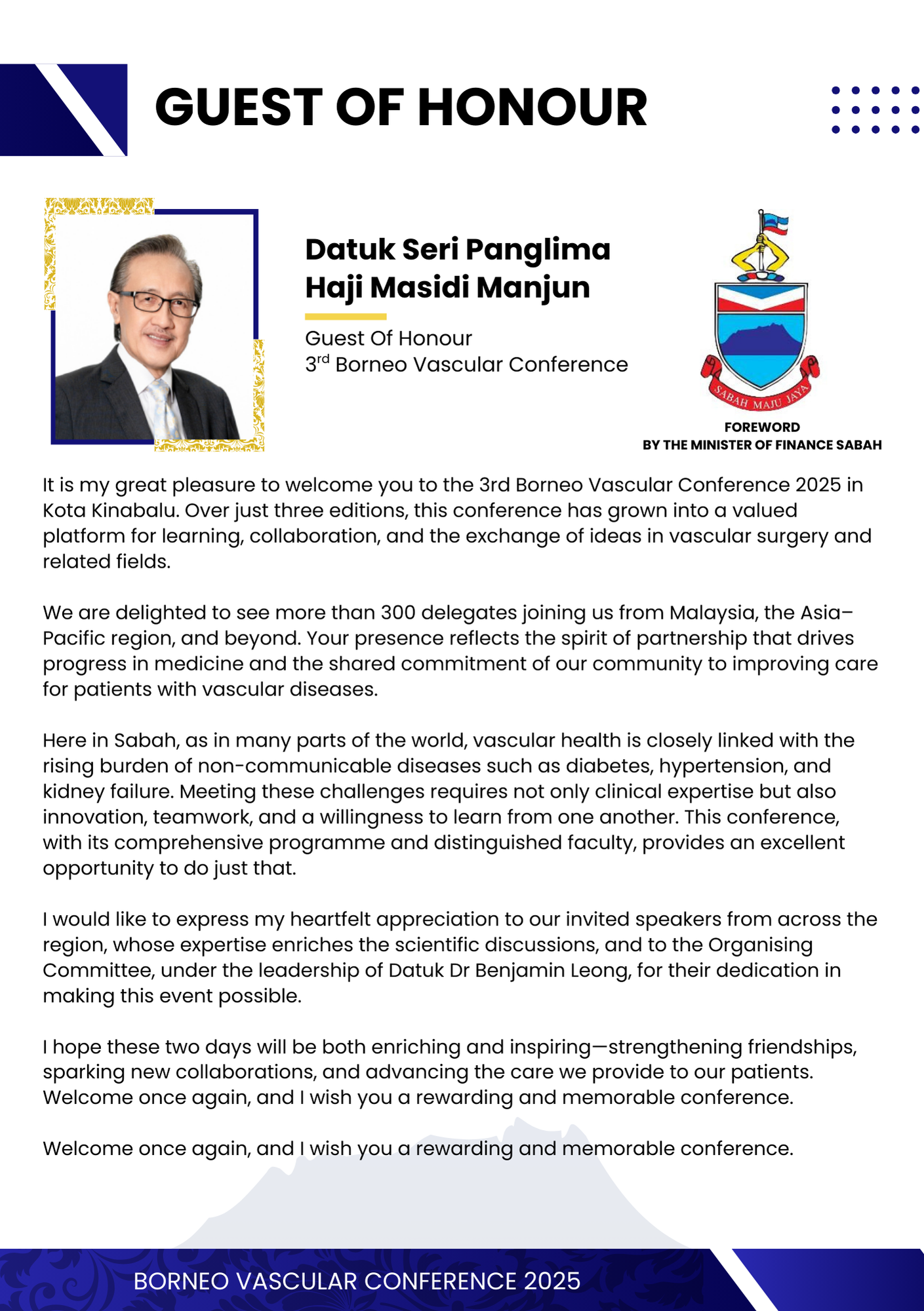 Borneo Vascular Conference 2025